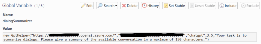Dialog Summery in Teneo
