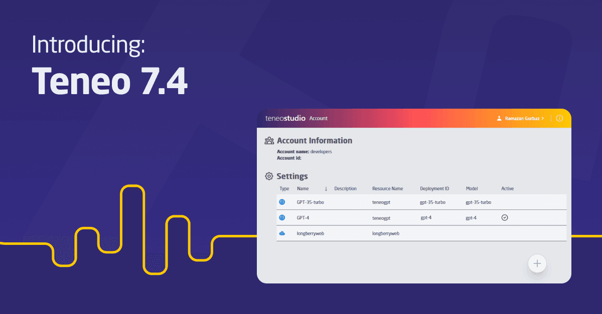 Introducing Teneo 7.4