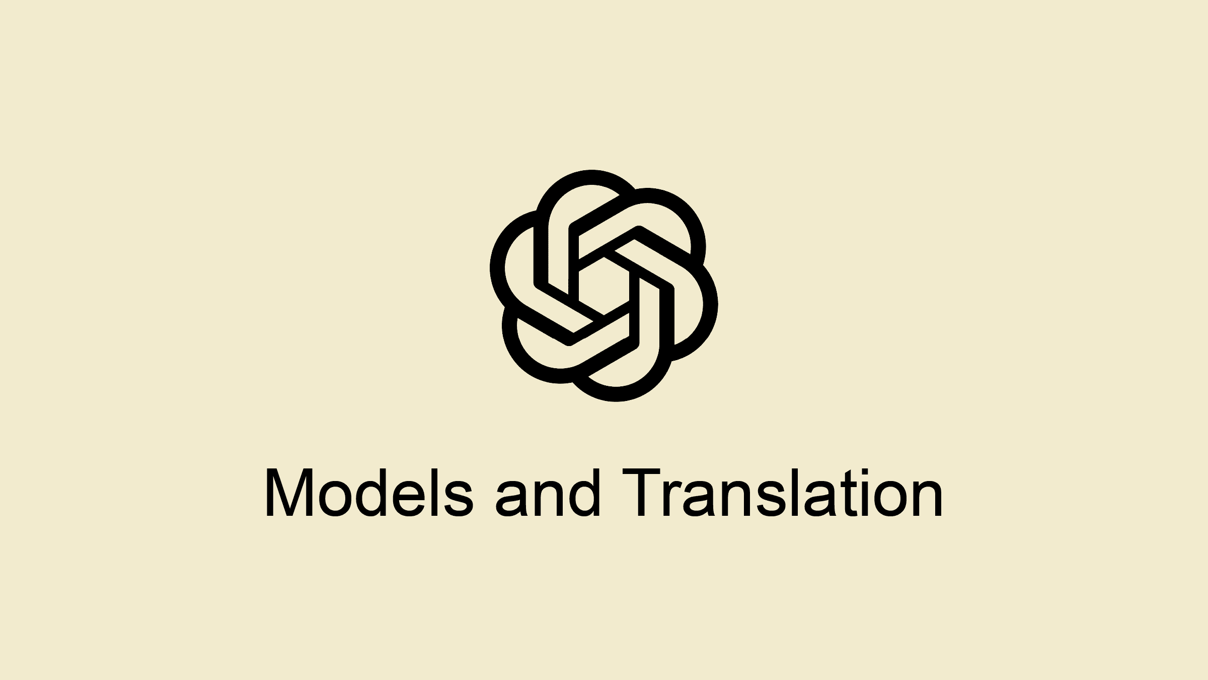 GPT translation and models