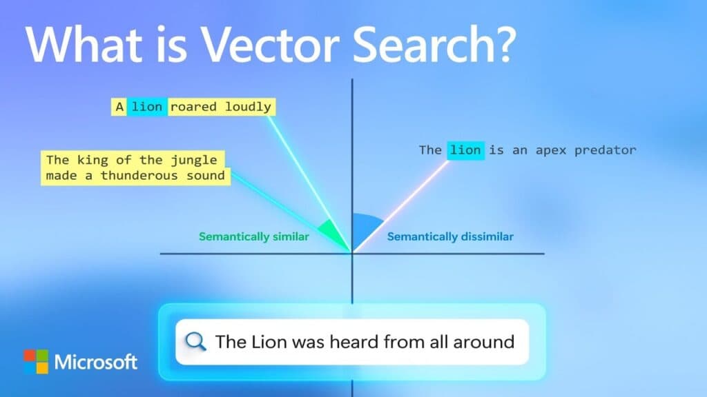 vector search and AI