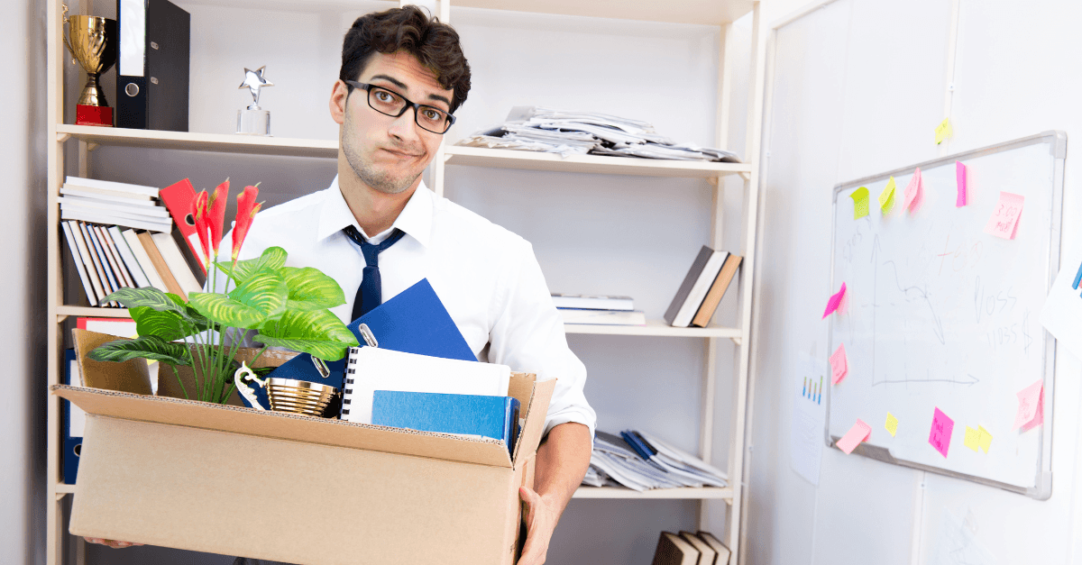 a person whose job in customer service has become redundant thanks to AI