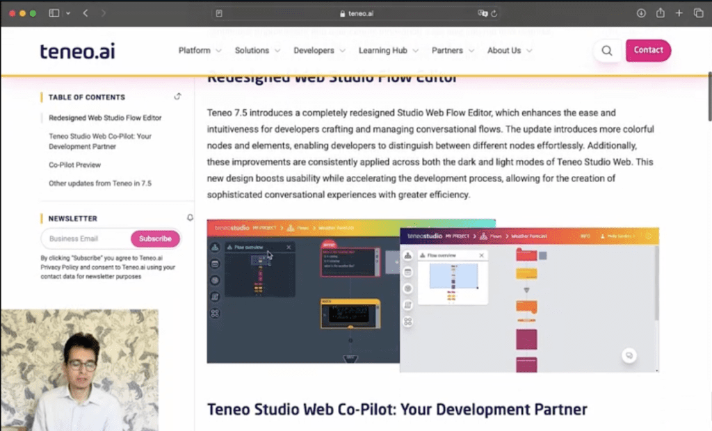 Teneo Copilot features webinar by Ramazan Gurbuz