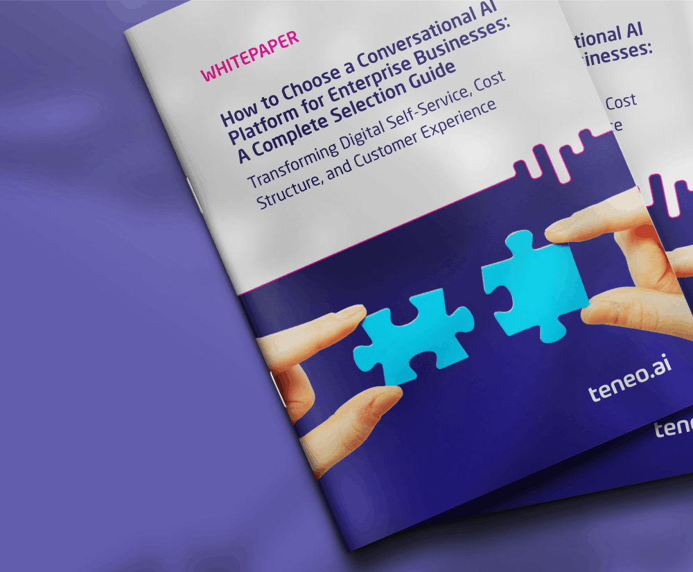 How to choose a Conversational AI platform for enterprise whitepaper How to choose a Conversational AI platform for enterprise whitepaper
